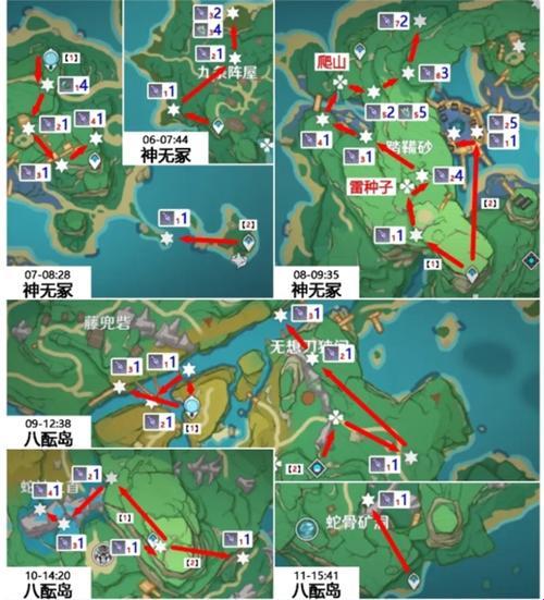 原神鬼兜虫采集路线：虫界“黄金矿工”的暴走之旅